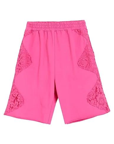 Fuchsia Lace Shorts & Bermuda