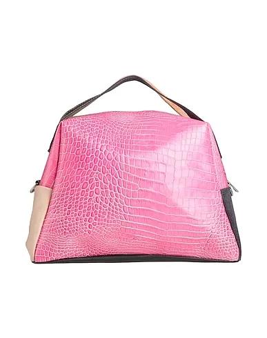 Fuchsia Leather Handbag
