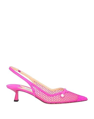 Fuchsia Leather Pump
