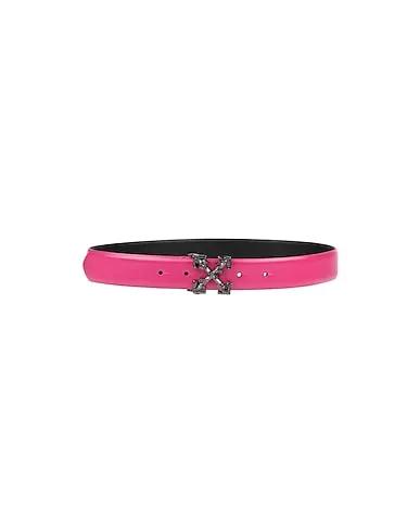 Fuchsia Leather Regular belt