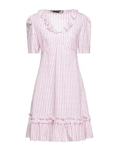 Fuchsia Plain weave Short dress