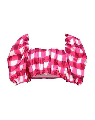 Fuchsia Poplin Blouse