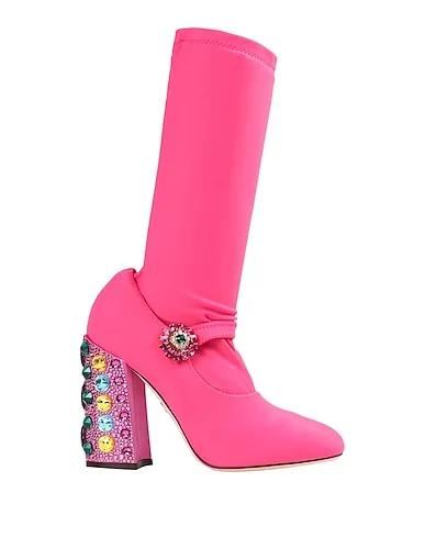 Fuchsia Synthetic fabric Ankle boot