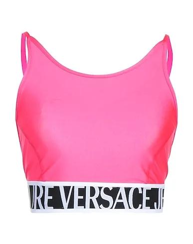 Fuchsia Synthetic fabric Crop top