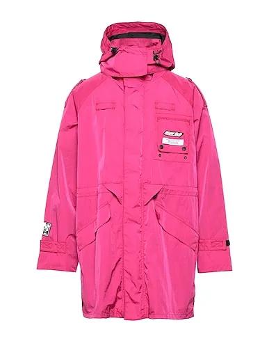 Fuchsia Techno fabric Full-length jacket