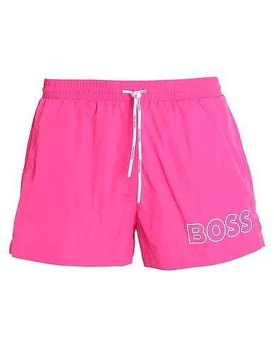 Fuchsia Techno fabric Swim shorts