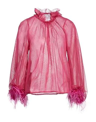 Fuchsia Tulle Blouse