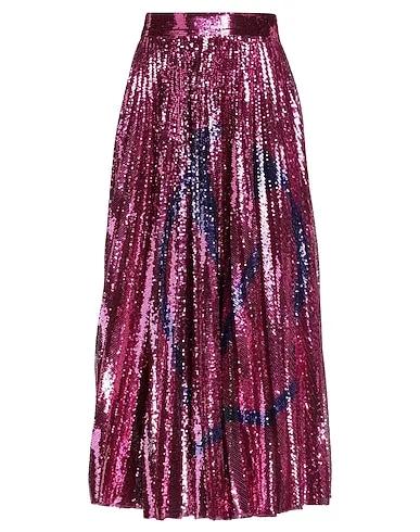 Fuchsia Tulle Midi skirt