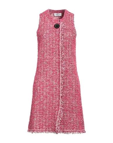 Fuchsia Tweed Short dress