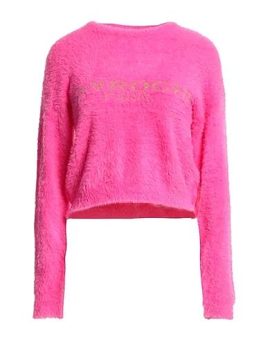 Fuchsia Velour Sweater