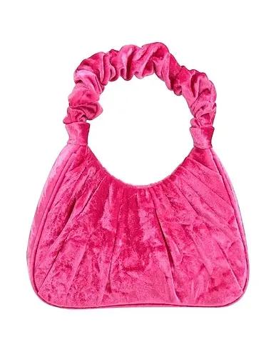 Fuchsia Velvet Handbag