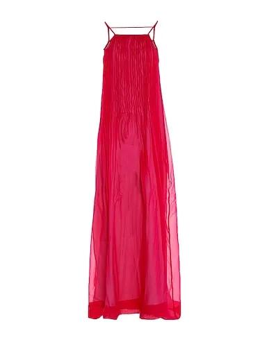 Fuchsia Voile Long dress