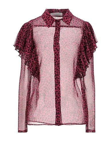 Fuchsia Voile Patterned shirts & blouses