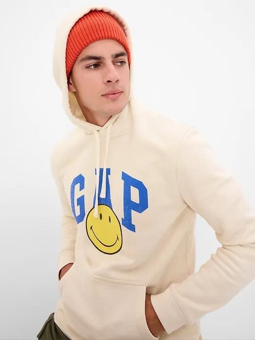 Gap &#215 Smiley&#174 Vintage Soft Logo Hoodie