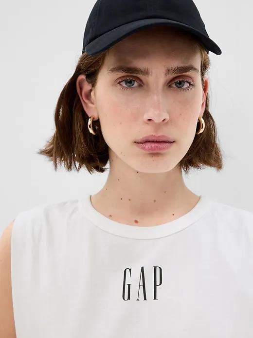 Gap Logo Muscle Sleeveless T-Shirt