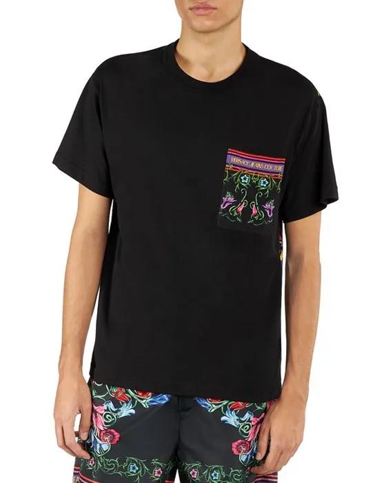 Garden Baroque Print Pocket Tee