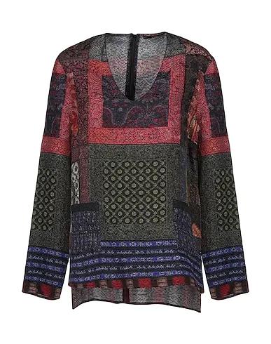 Garnet Crêpe Blouse