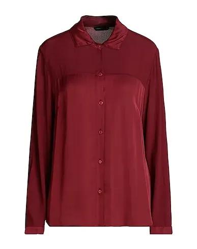 Garnet Crêpe Solid color shirts & blouses
