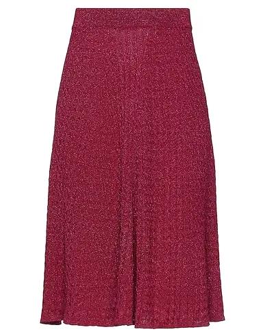 Garnet Knitted Midi skirt