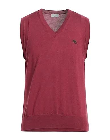 Garnet Knitted Sleeveless sweater