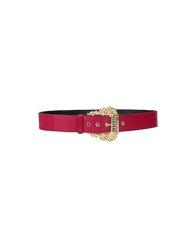 Garnet Leather High-waist belt