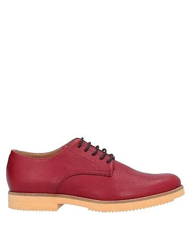 Garnet Leather Laced shoes