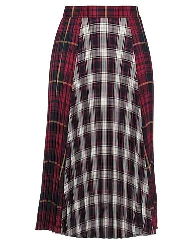 Garnet Plain weave Midi skirt