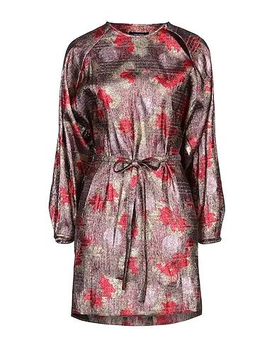 Garnet Plain weave Short dress