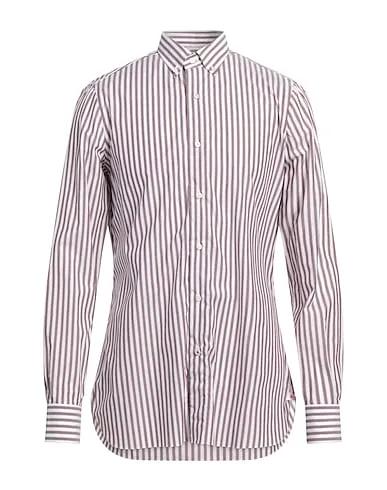 Garnet Plain weave Striped shirt