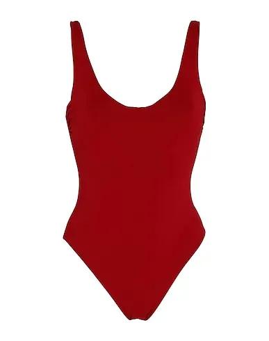 Garnet Synthetic fabric One-piece swimsuits