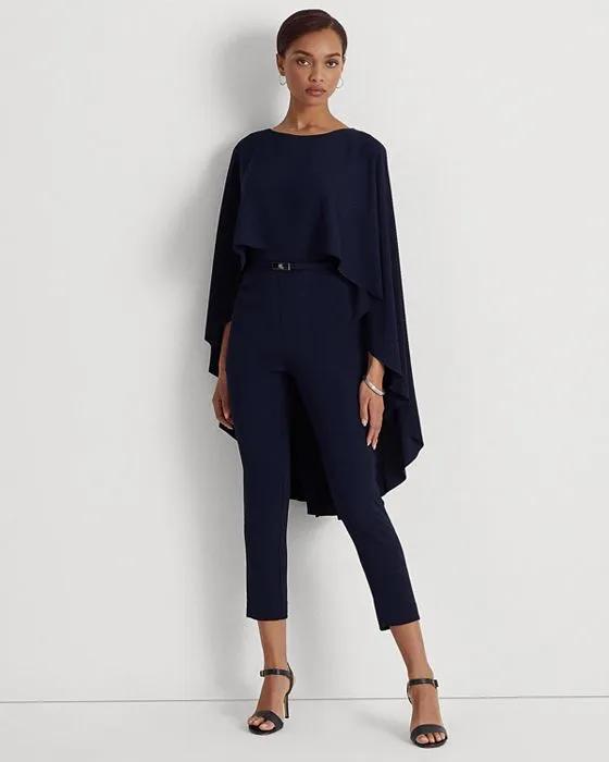 Georgette Cape Jumpsuit