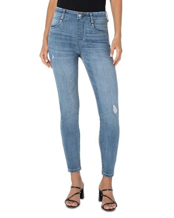 Gia Glider High Rise Ankle Skinny Jeans in Atmore