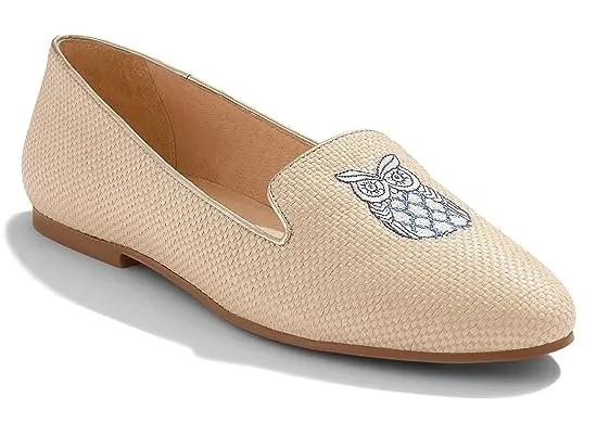 Ginny II Loafer with Owl Embroidery