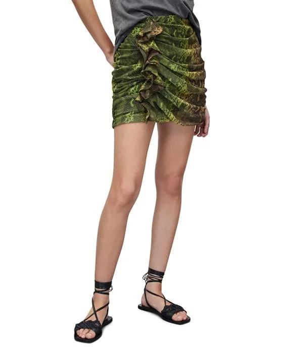 Gloria Ramona Ruched Mini Skirt