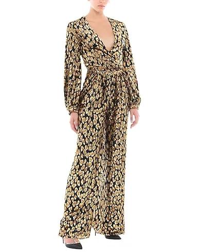 Gold Crêpe Jumpsuit/one piece