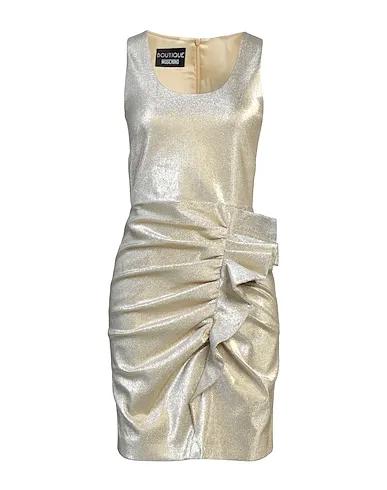 Gold Jersey Short dress