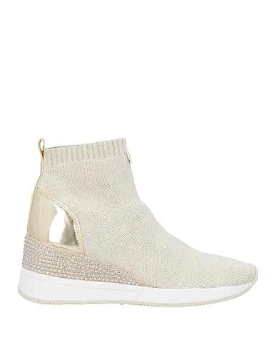 Gold Knitted Sneakers