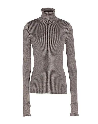 Gold Knitted Turtleneck