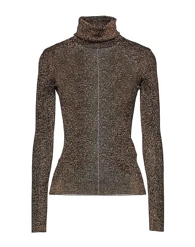 Gold Knitted Turtleneck