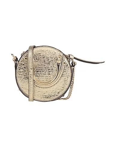 Gold Leather Cross-body bags