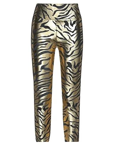 Gold Leather Leather pant