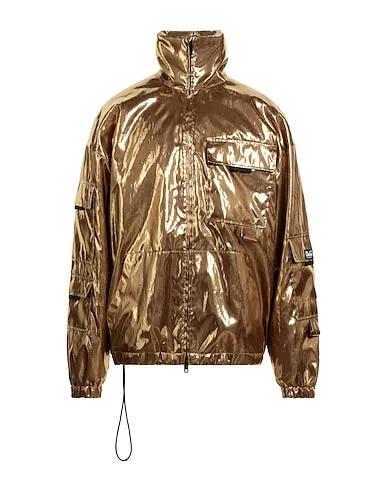 Gold Techno fabric Jacket