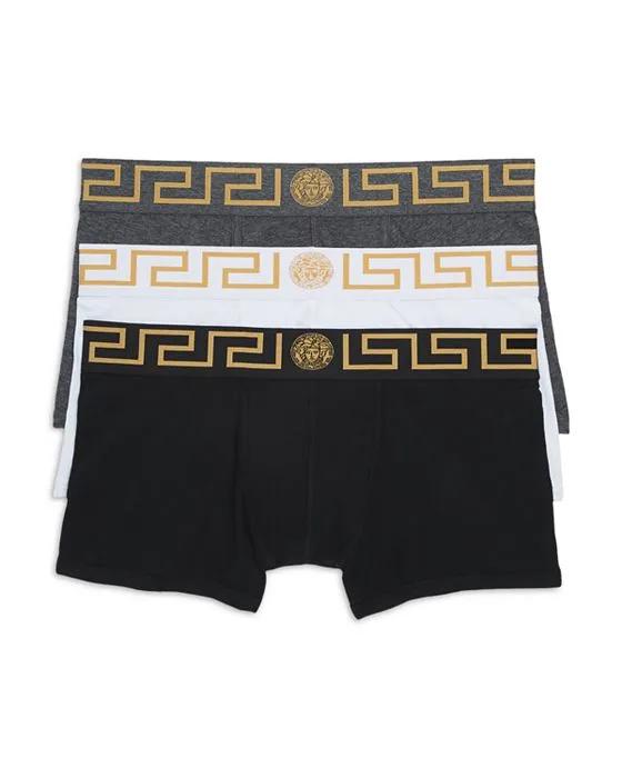 Greca Border Boxer Briefs, Pack of 3