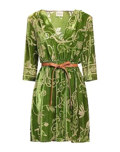 Green Chenille Short dress