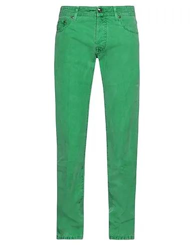 Green Cotton twill 5-pocket