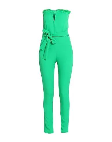 Green Crêpe Jumpsuit/one piece