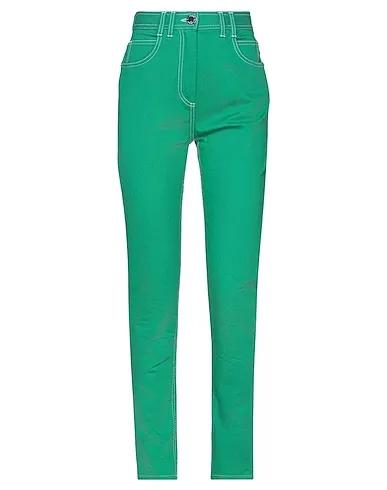 Green Denim Denim pants