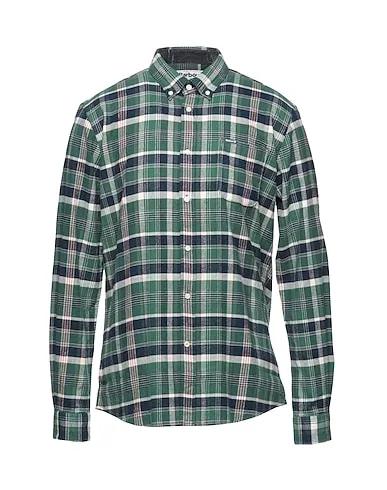 Green Flannel Checked shirt