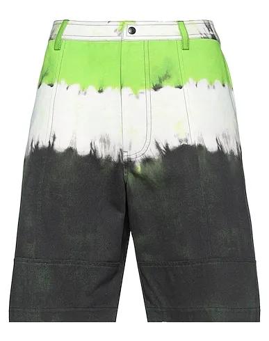 Green Gabardine Shorts & Bermuda