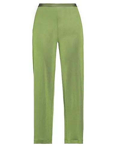 Green Grosgrain Casual pants
